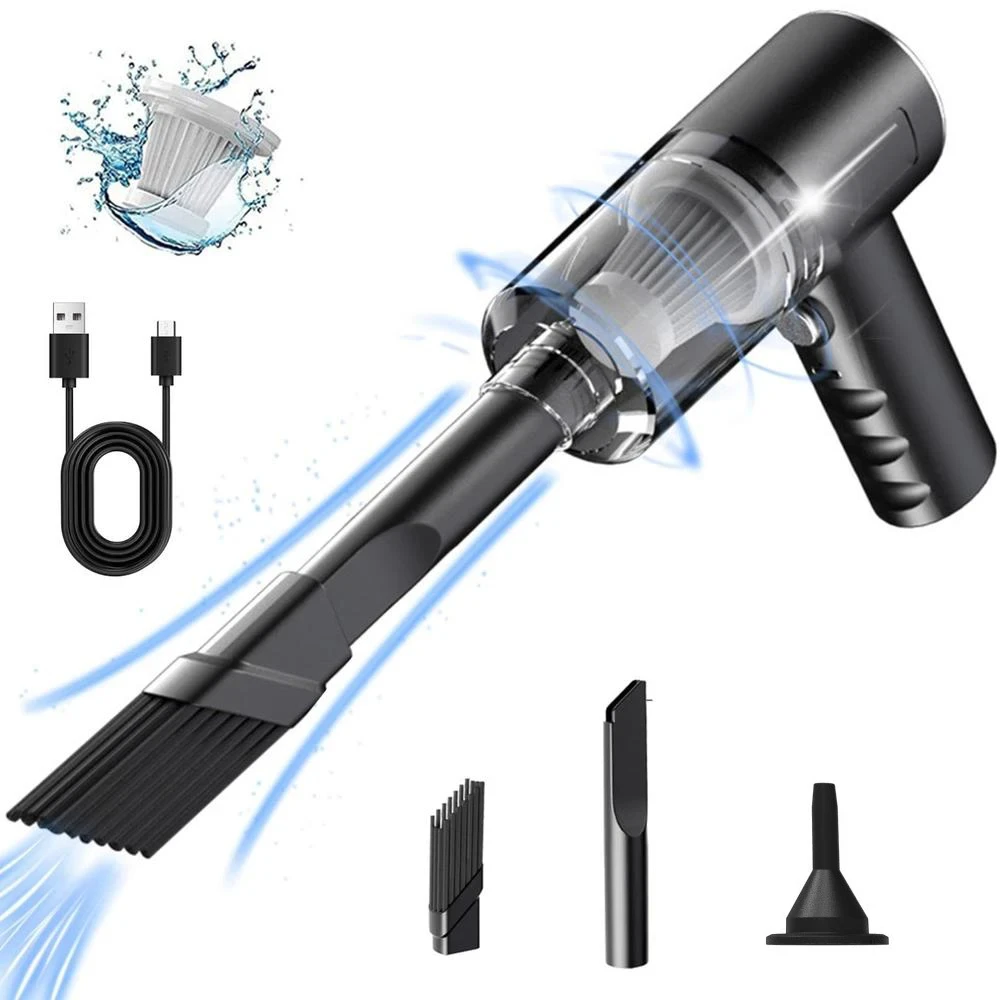 9000Pa Wireless Car Vacuum Cleaner USB Charging 1200mAh Portable Cleaning Applia