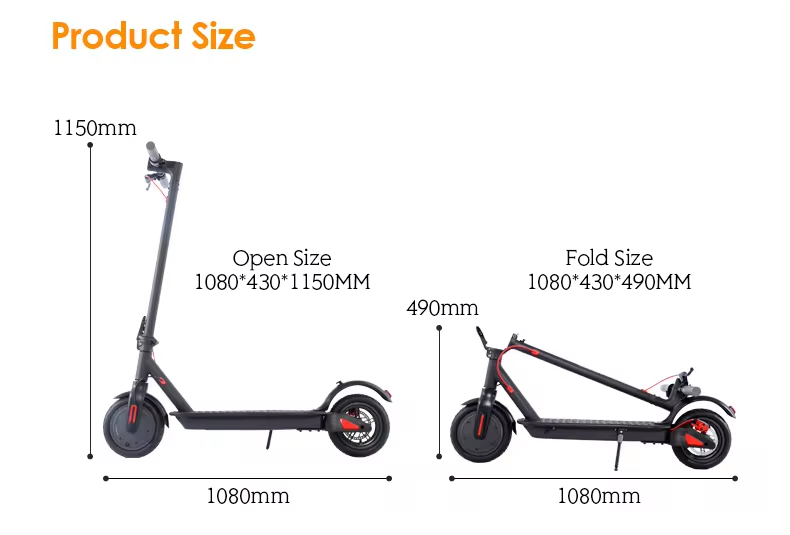 Thumbnail: USA Warehouse 350 Motor 36V Air Tires Electric Scooters Cheap Price Popular in U
