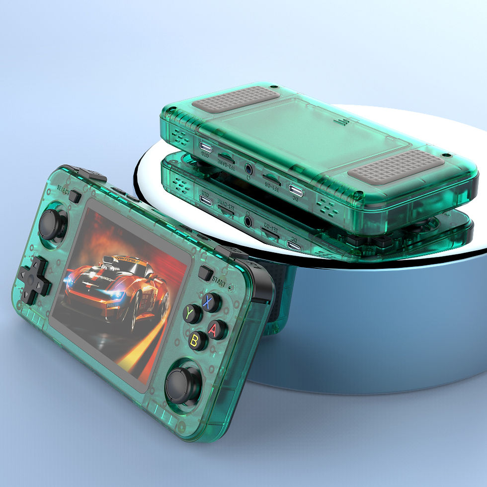 Thumbnail: 15000+ Ready Games! 3.5" IPS Retro Handheld Console RK3326, 3000mAh Long Play or