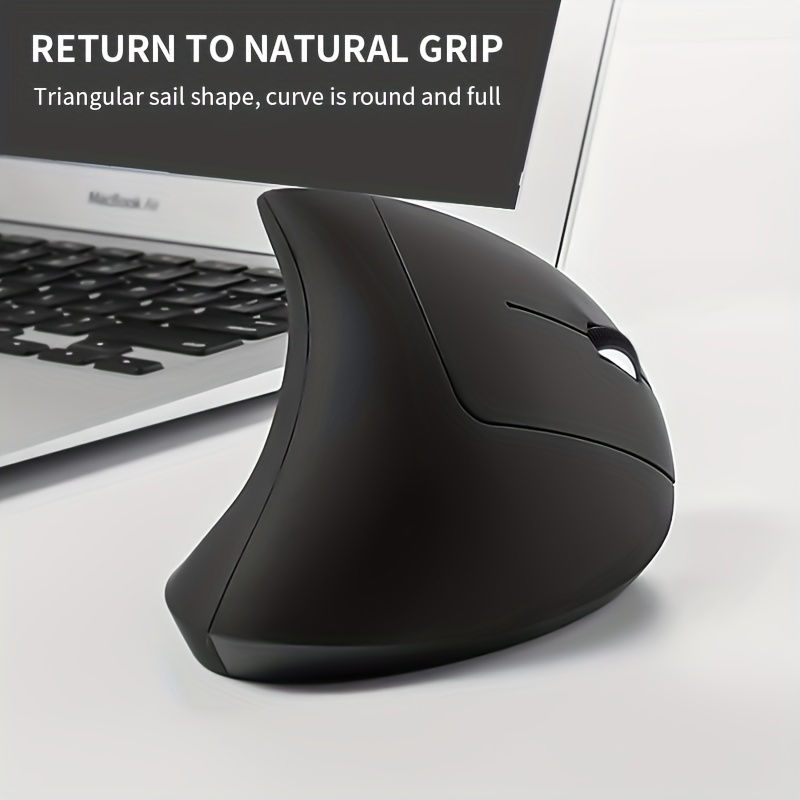 Thumbnail: 2.4GHz Desigm Ergonomic Wireless Mouse