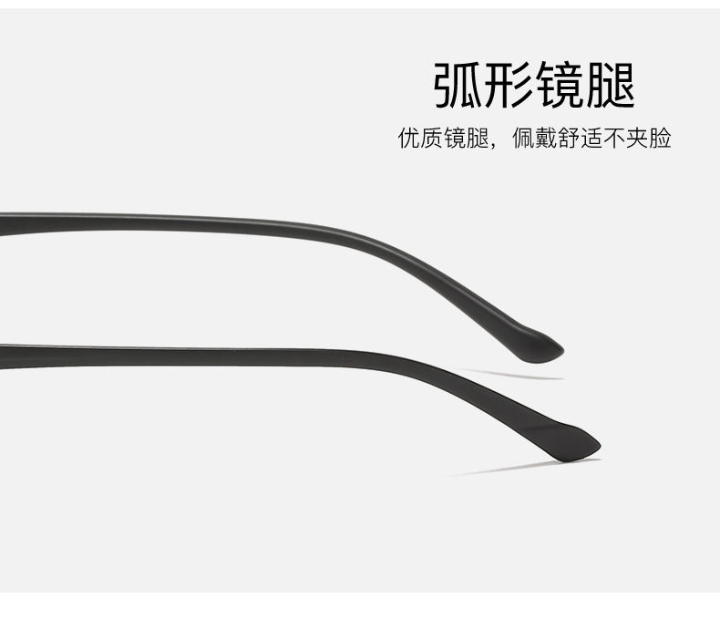 Thumbnail: Women Myopia Glasses Ladies Half Frame Anti-blue Light Prescription Glasses Lent