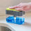 Thumbnail: 1pc Modern ABS Plastic Dish Soap Dispenser with Sponge Holder, Hand Wash Only, L