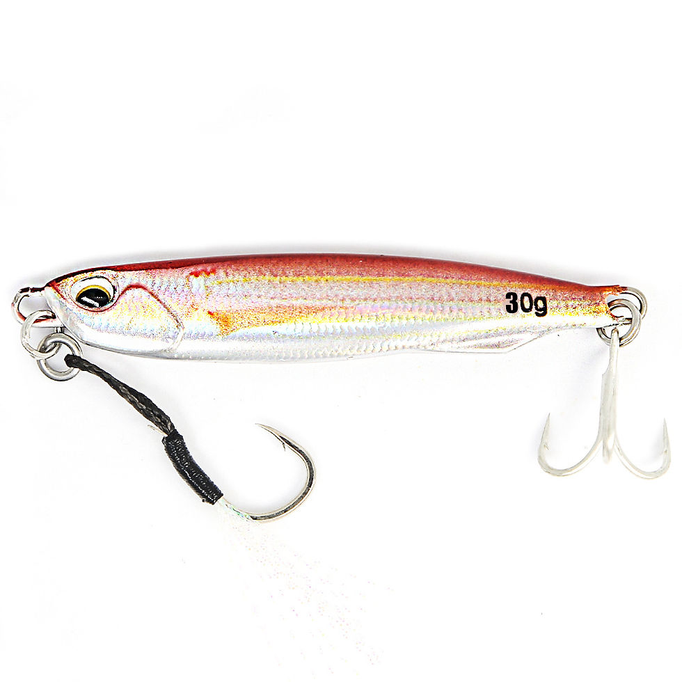 Thumbnail: B&U Metal Cast Jig - 3D Printed Spoon Casting Jigging for Saltwater Fishing - 30