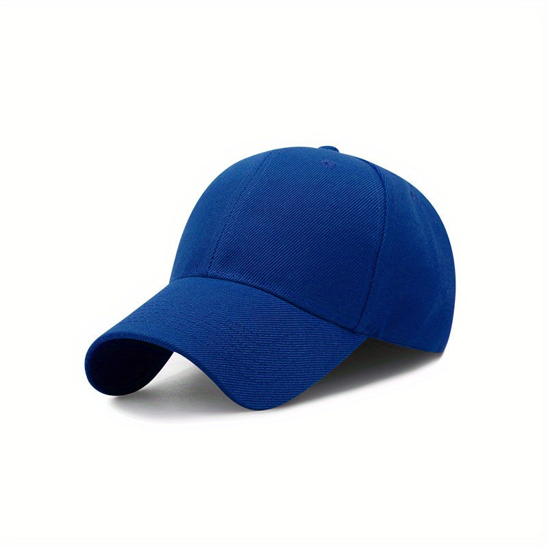 Thumbnail: Men&Women's Vintage Solid Adjustable Curved Brim Baseball Cap for Outdoor for Ki