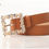 Thumbnail: 2023 Women'S Fashion Accessory, Elegant Alloy Rhinestone Pin Buckle Belt, Versat