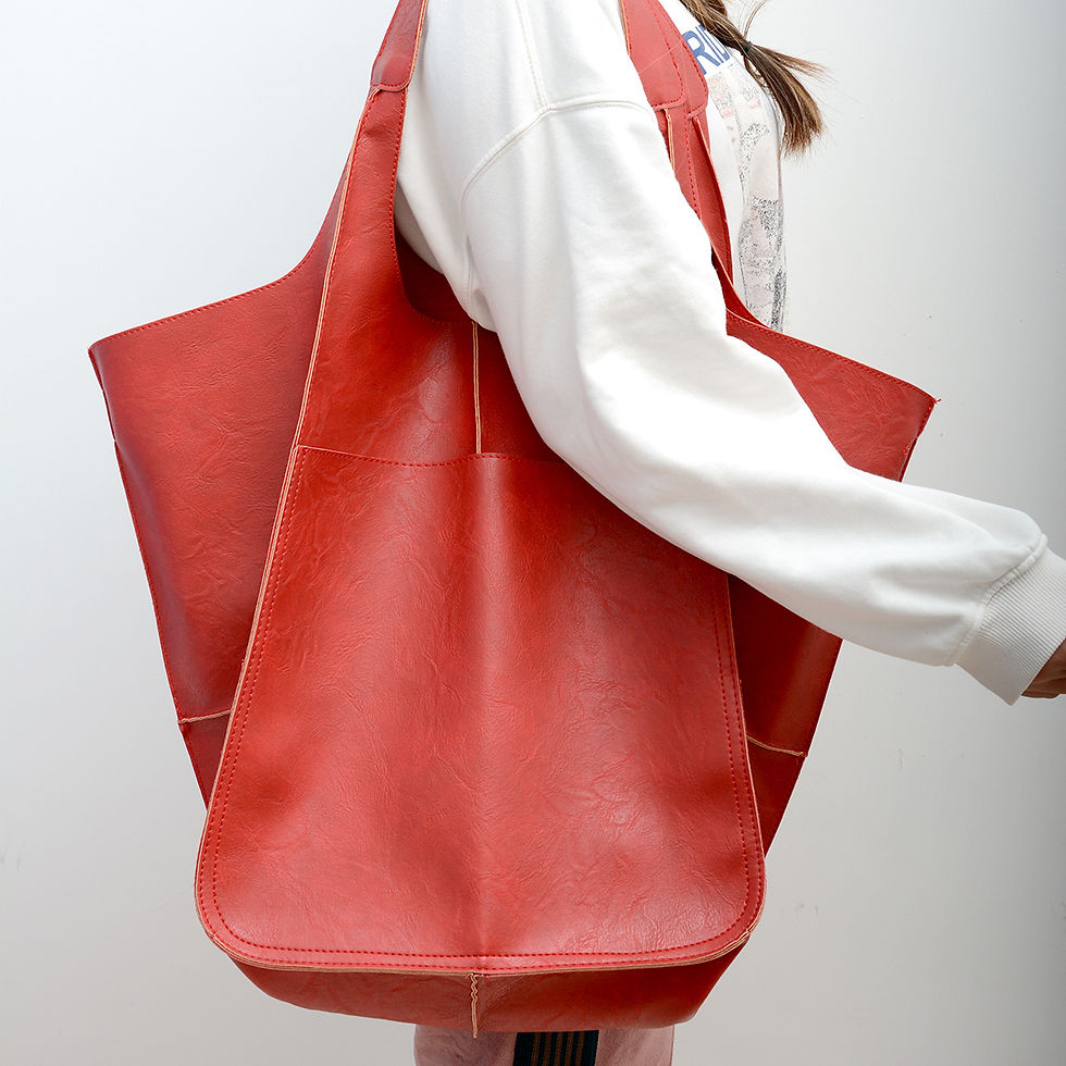 Thumbnail: 1pc Retro Handmade Large Beach Tote Bag, High Capacity Zipper Shoulder Sling Bag