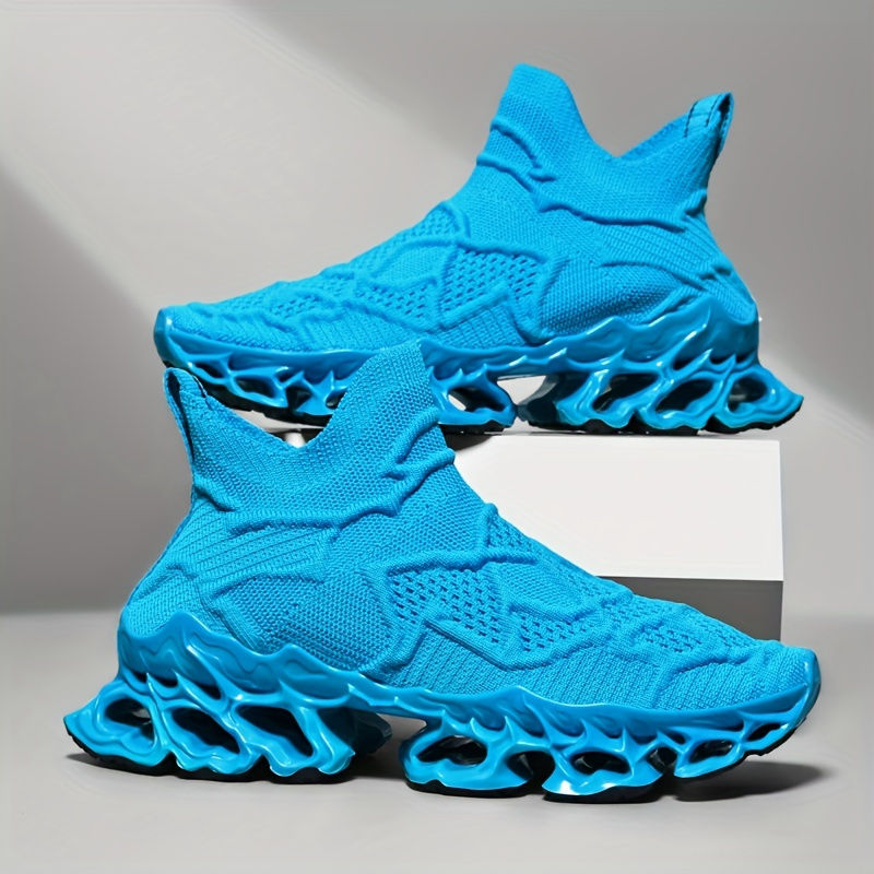 Thumbnail: Mens Lightweight Racing Blade Running Shoes - Breathable, Shock-Absorbing Comfor