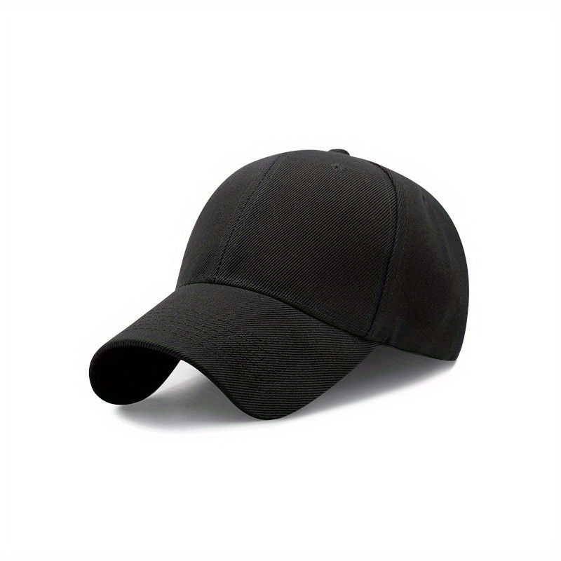 Thumbnail: Men&Women's Vintage Solid Adjustable Curved Brim Baseball Cap for Outdoor for Ki