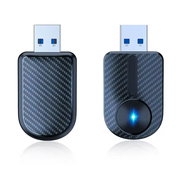 Thumbnail: New Pionray 2 in 1 Wireless CarPlay Adapter&Android Auto Wireless Adapter, 5Ghz 