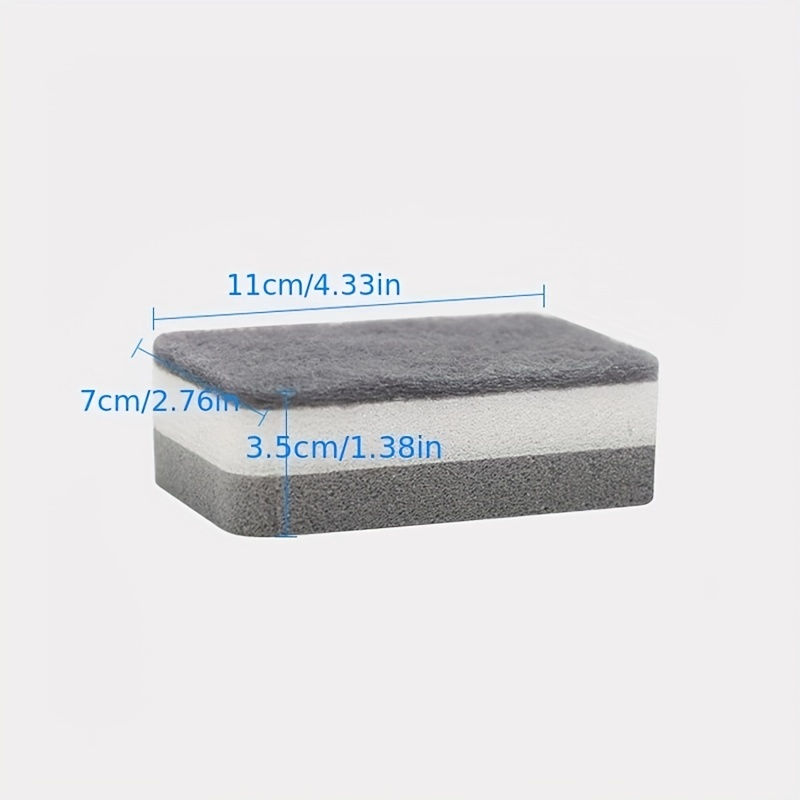 Thumbnail: Double-sided Cleaning Spongs Household Scouring Pad Kit
