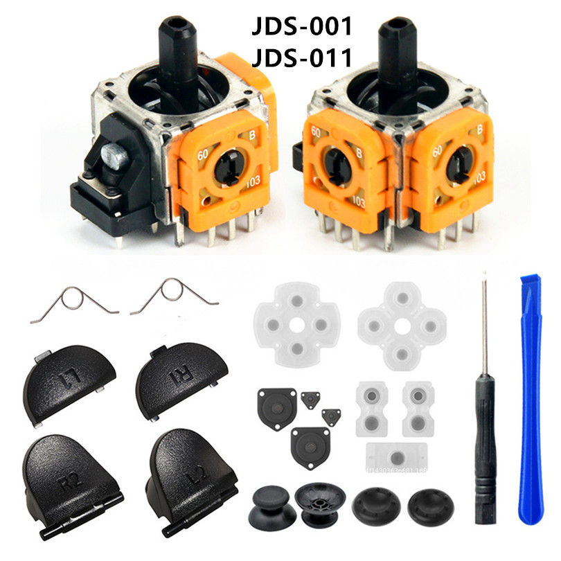 Thumbnail: SYYTECH Replacement 3D Analog Joystick Kit for PS4 Playstation 4 Controller Cond