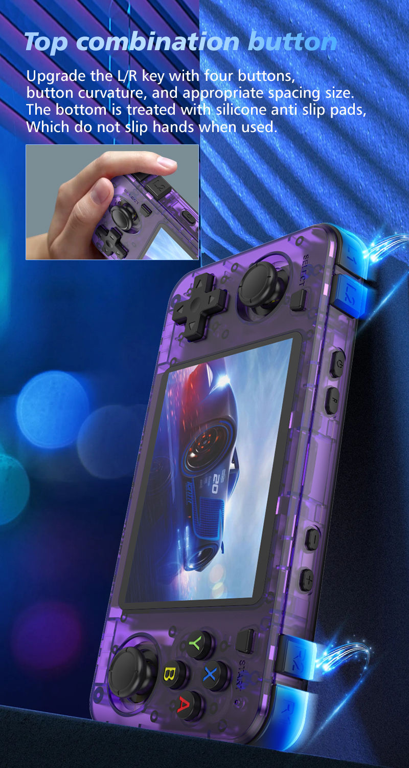 Thumbnail: R36H Handheld Game Console 3.5-inch IPS Screen Linux Retro Video Games Player 30
