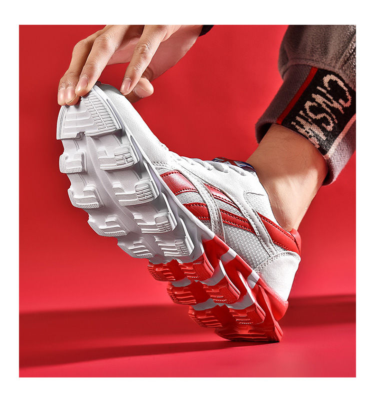 Thumbnail: 2025 new men's and women's running shoes breathable casual sneakers anti-slip vi