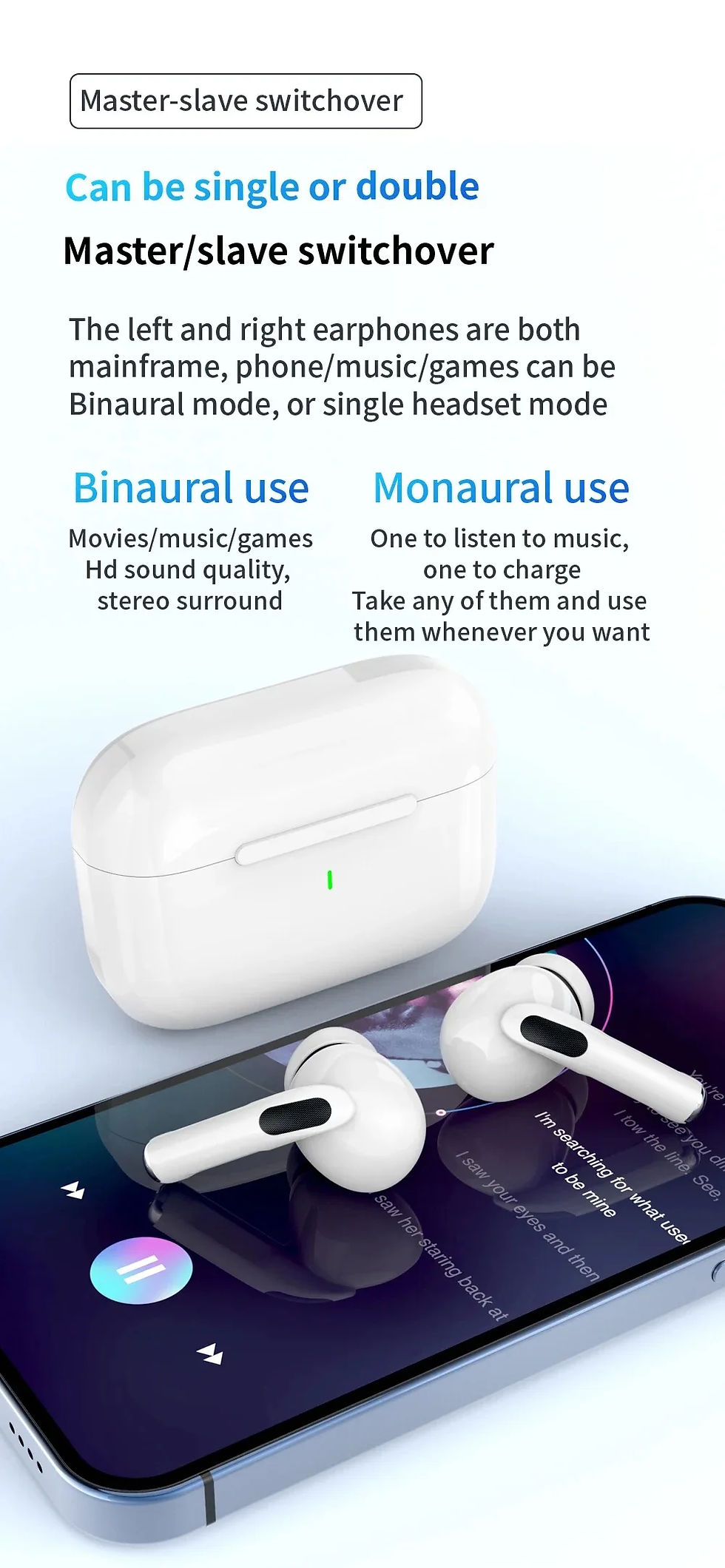Thumbnail: New Air Pro 5 TWS Max Wireless Bluetooth Earphones Headphones HiFi Sound Low Lat