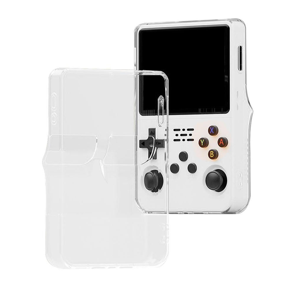 Thumbnail:  for r36s Protective Case Transparent Handheld Game Console Protective Cover Int