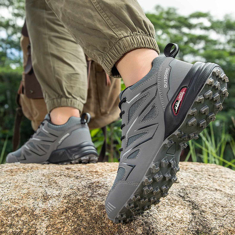 Thumbnail: Waterproof Hiking Shoes Men‘s Outdoor Trekking Sneakers Mountain Climbing Camp