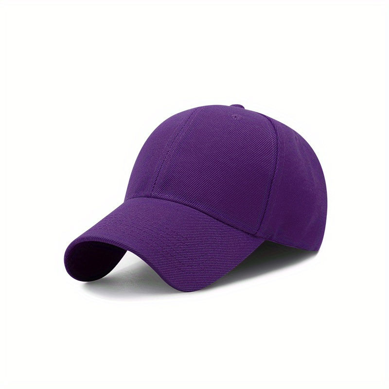 Thumbnail: Men&Women's Vintage Solid Adjustable Curved Brim Baseball Cap for Outdoor for Ki
