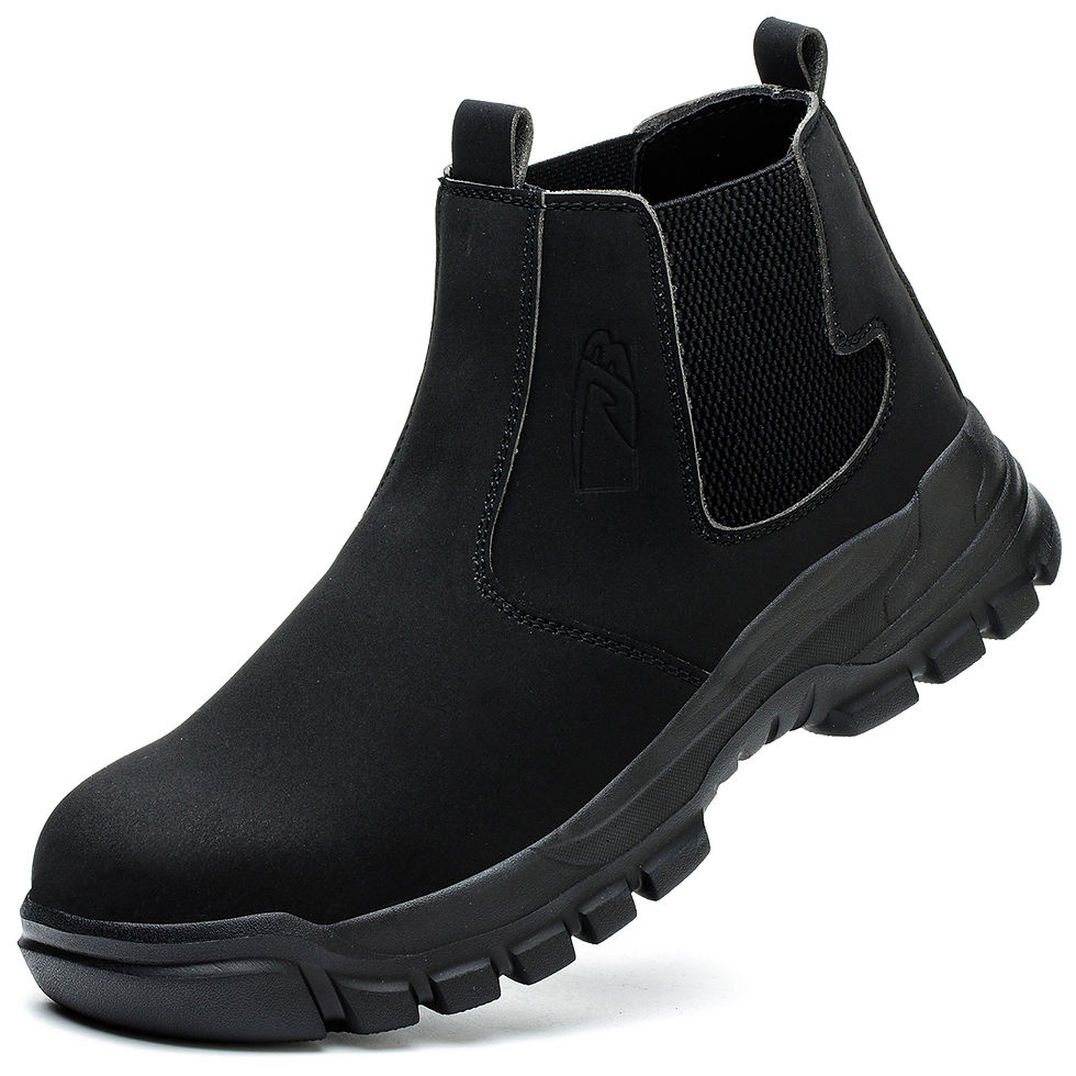 Thumbnail: Work Boots Indestructible Safety Shoes Men Steel Toe Shoes Puncture-Proof Sneake