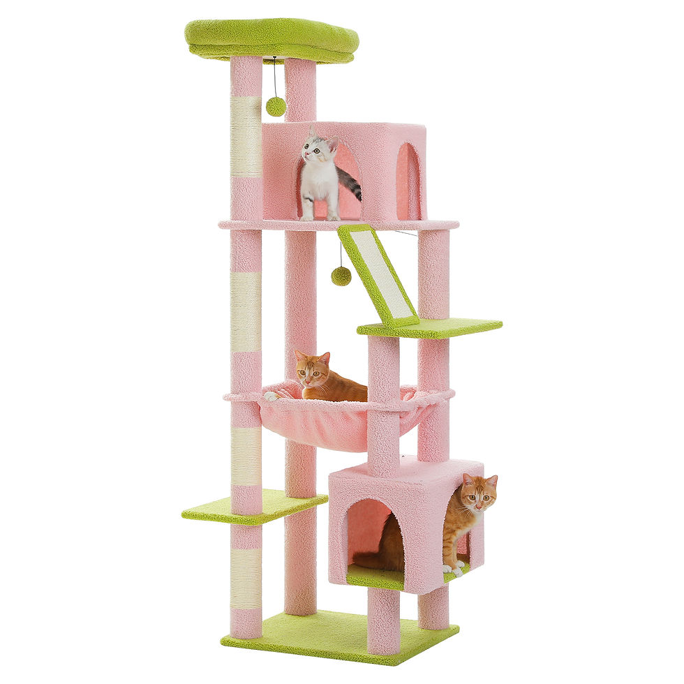 Thumbnail: 180cm Large Cat Tree Tower Home Furniture Cat Tower Pets Hammock Sisal Cat Scrat