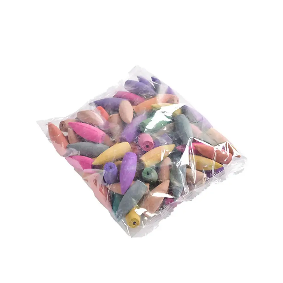 Thumbnail: 1PCS Natural Tower Backflow Incense Cones Hollow