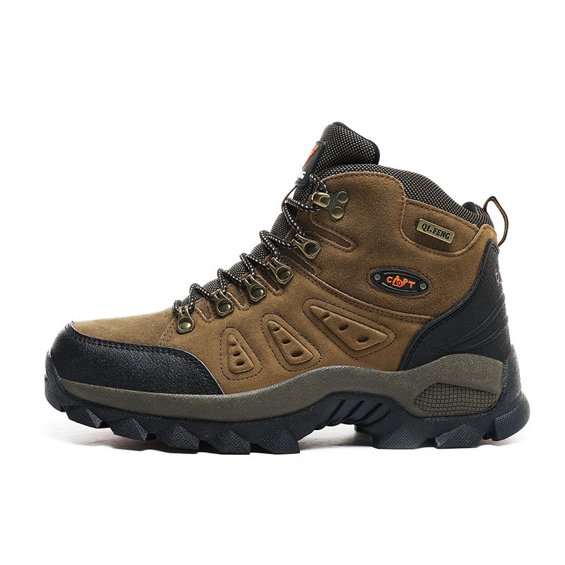 Thumbnail: PLUS SIZE Unisex High-Top Adventure Sneakers Durable Grip Non-Slip Lace-Up Comfo