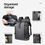 Thumbnail: HK Waterproof Roll-Top Backpack for Men Large Capacity Expandable 17 Inch Laptop