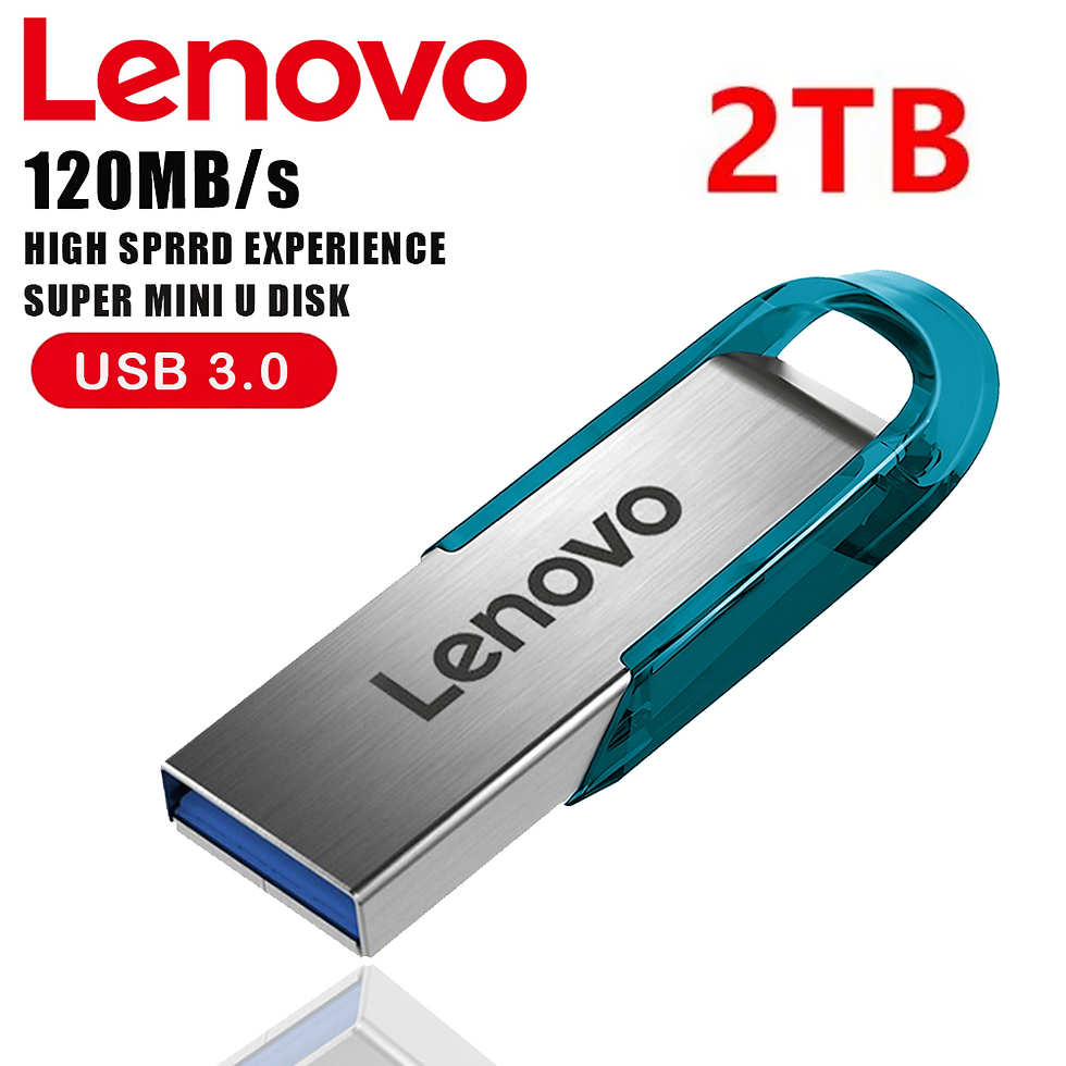 Thumbnail: Lenovo Flash Drives 2TB Usb 3.0 Mini High Speed Metal Pendrive 1TB 512GB Stick P