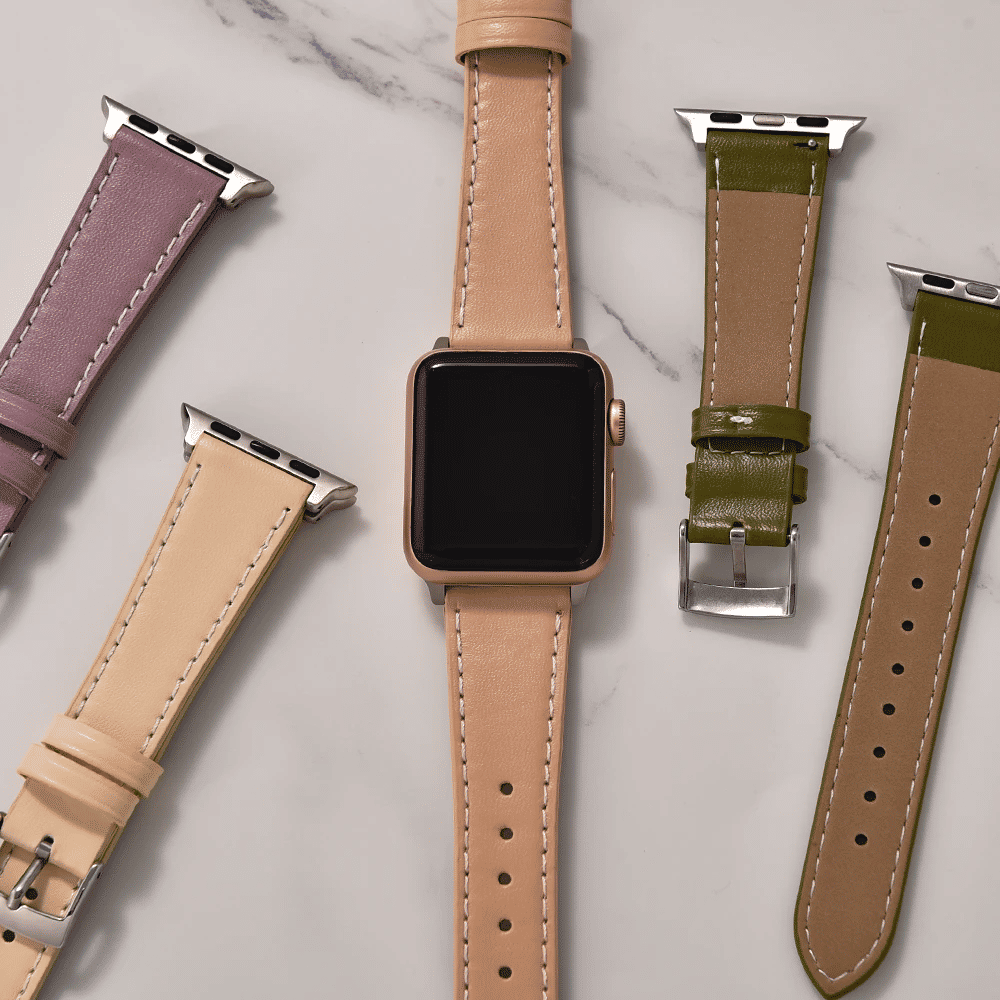 Soft Leather Watch Strap for Apple Watch