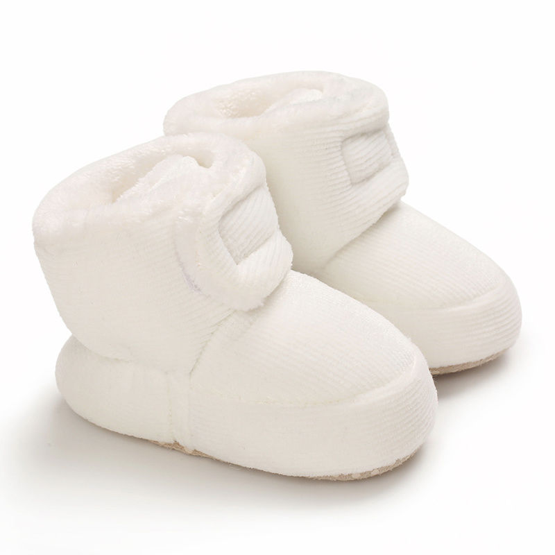 Thumbnail: Toddler Baby Girls Booties Plus High Top Slippers Indoor Shoes Crib Shoes First 