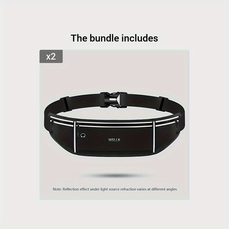 Thumbnail: Compact Running Waist Pack, Multifunctional Invisible Ultra-Thin Fitted Phone Po