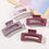 Thumbnail: 4pcs Strong Hold Hair Claw for Women - Medium Rectangle Clip with Non-Slip Grip 