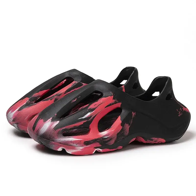 Thumbnail: Adult EVA Sandals Injection Molded Men's and Women's Casual Beach Shoes Soft and