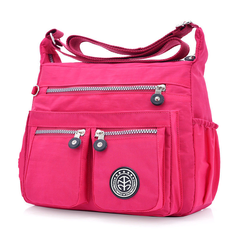 Thumbnail: Women's Single Shoulder Crossbody Bag Lightweight Nylon Cloth Bag Casual Women's