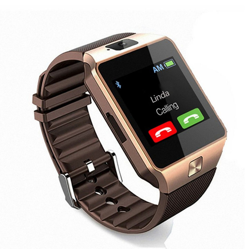 Thumbnail: Reloj Inteligente Camera SIM Video Call WiFi Sports Tracking Dz09 Smart Watch Wi