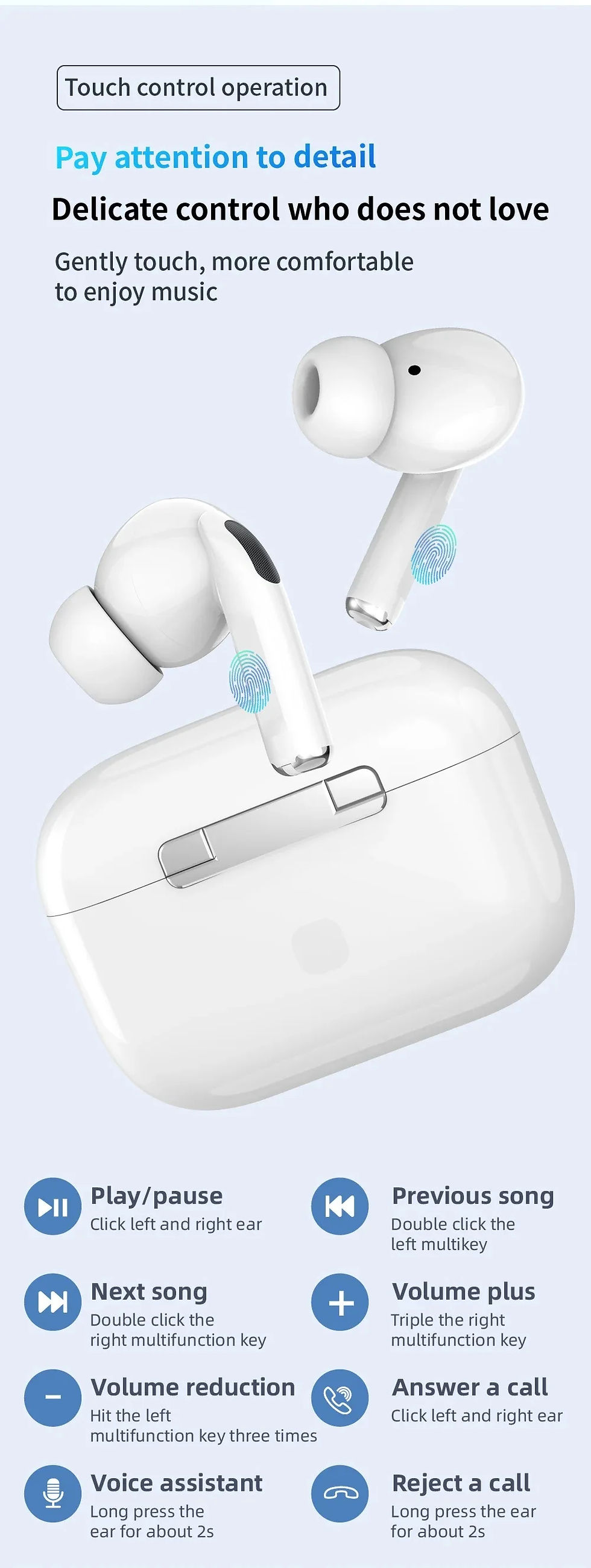 Thumbnail: New Air Pro 5 TWS Max Wireless Bluetooth Earphones Headphones HiFi Sound Low Lat