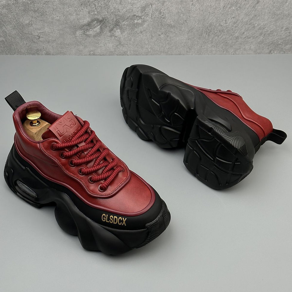 Thumbnail: Designer Style Men Shoes 2025 Autumn Fashion Comfortable Men's Thick Platform Sn