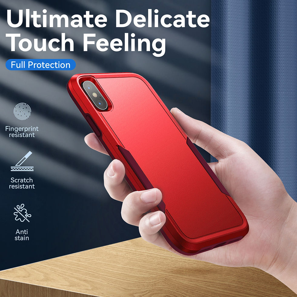 Thumbnail: Stylish Shockproof Case: Full Protection for Your iPhone XR/XS MAX/X/XS!