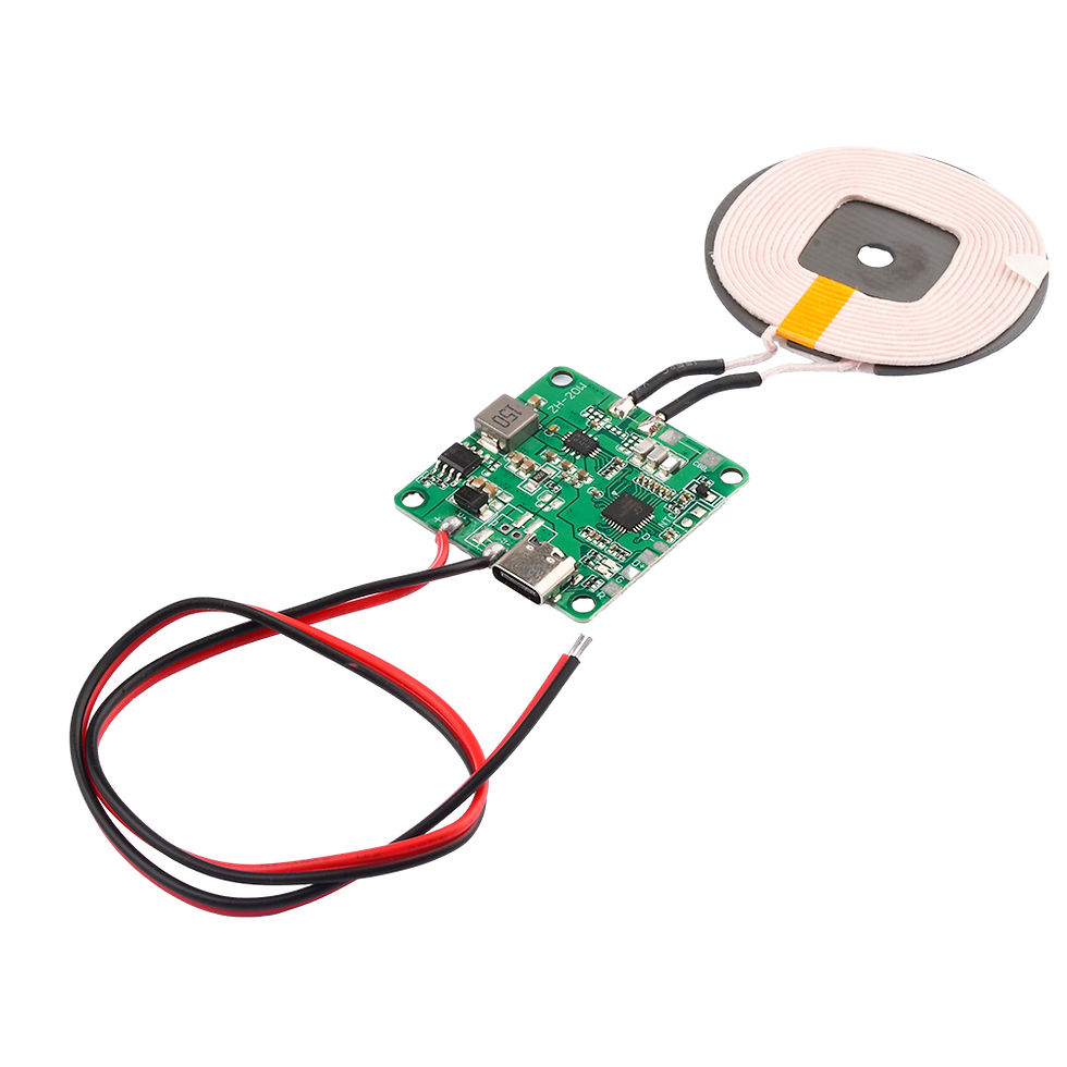 Thumbnail: 20W high power 5V 12V fast charging wireless charger transmitter module Type-c U