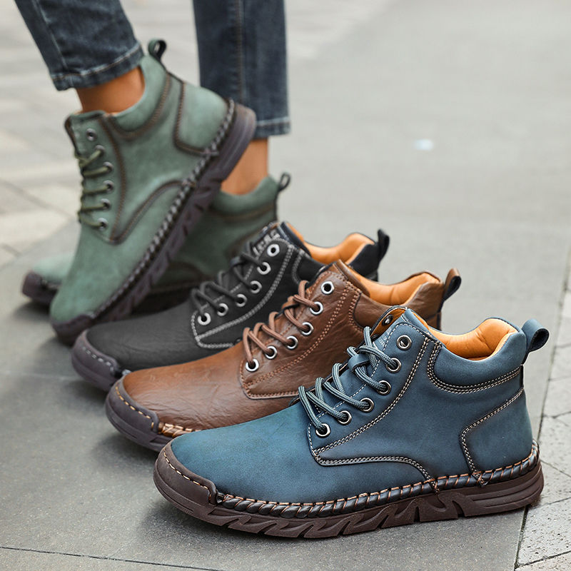 Thumbnail: Retro Couple Casual Loafers New Classic Versatile Walking Shoes Soft Breathable 