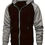 Thumbnail: Color Block Men's Hooded Jacket Casual Long Sleeve Hoodies With Zipper Gym Sport