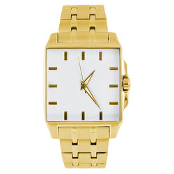 Gold Square Watch