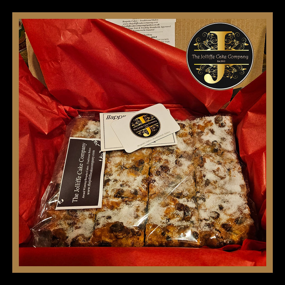 Bread Pudding by post, posted anywhere in the UK add a message for the perfect comfort gift