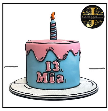 Cartoon Cake 8ins diameter