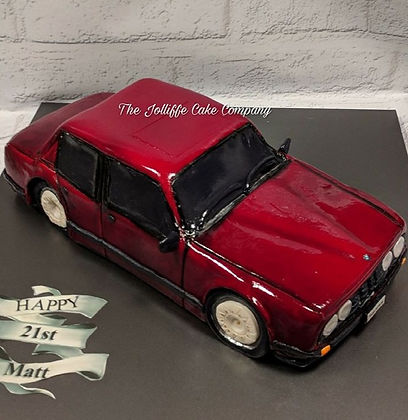 BMW e30 car cake