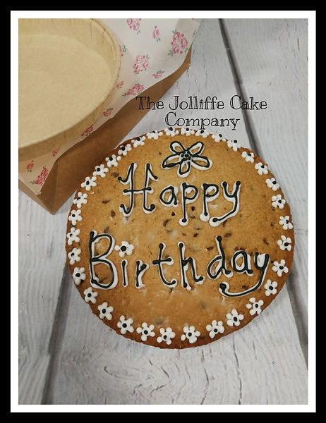 Large Jumbo Custom hand piped Cookie