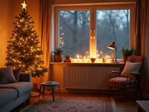 The Enchanting Atmosphere of Home on Christmas Eve