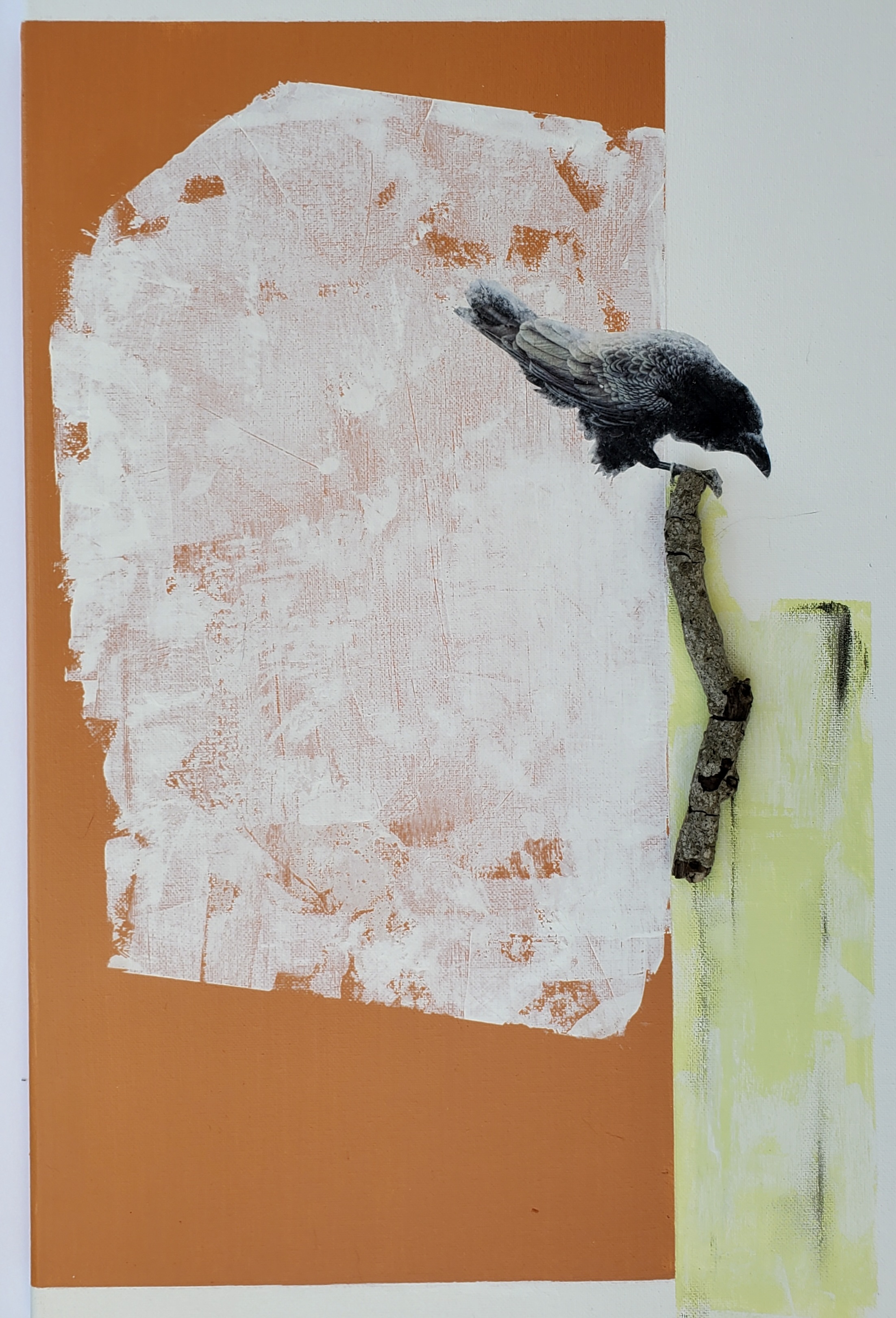 artwork dynamic composition texture red tactile overlap layer construction mixmedia