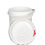Thumbnail: 5 Gallon Plastic Bucket, Open Head, White