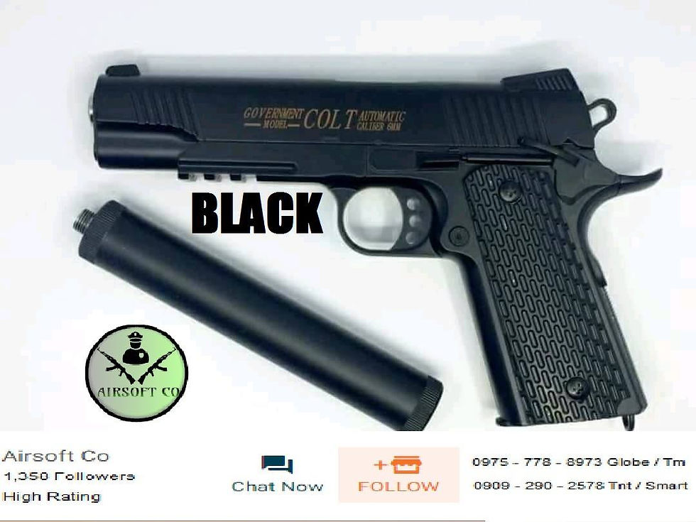 AIRSOFT SPRING TYPE BLACK