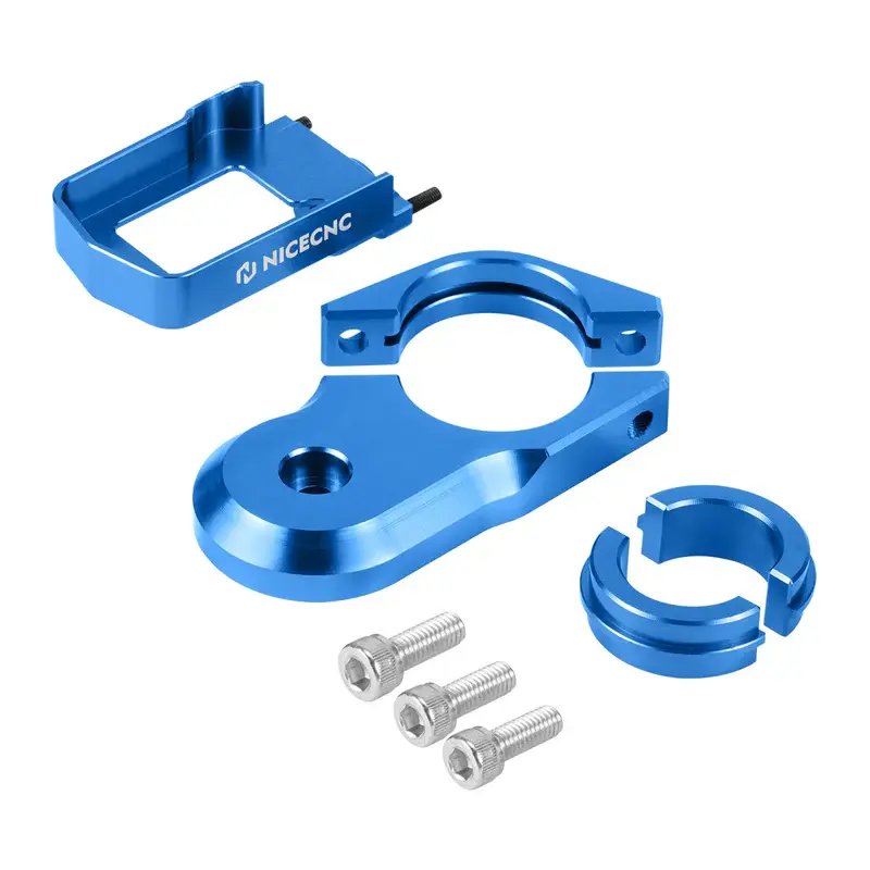 Thumbnail: Blue Digital Display Relocation Bracket For Surron Light Bee X/ S/ L1E Segway X